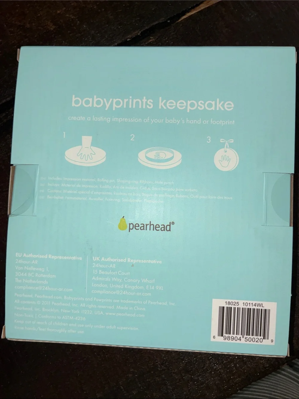 Pearhead includes ribbon